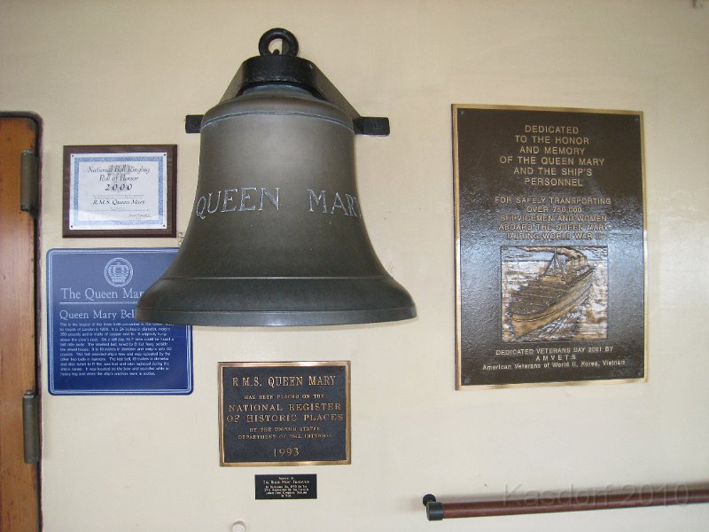 Queen Mary 2010 0375.JPG - The ships bell.